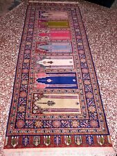 stupendo tappeto 221x85 LANA kayseri turco corsia vecchia-m.e,persiani passatoie