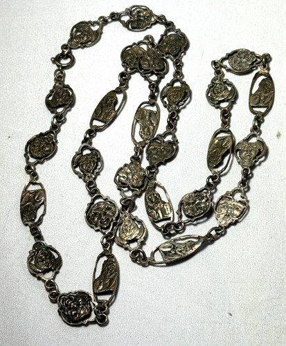 Collana testa figurativa - collana,