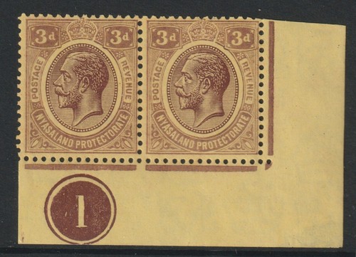 588 nyasaland 1921 kg5 - nyasaland, 3d
