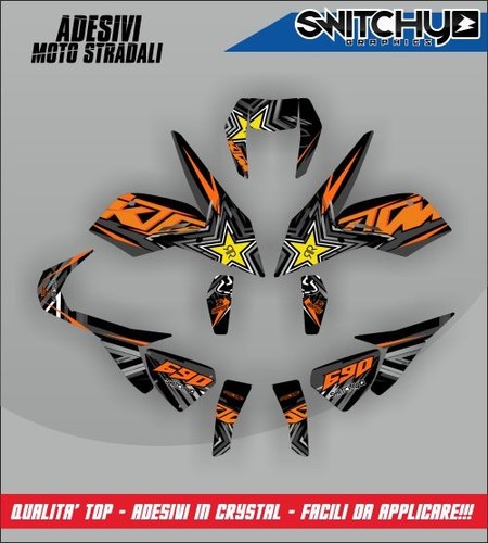 Kit adesivi grafiche ktm duke - kit,
