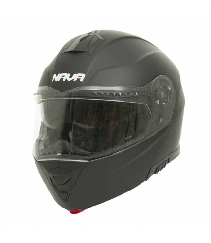 Casco modular negro - con, gafas