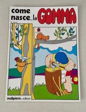 COME NASCE... LA GOMMA,II SERIE,MALIPIERO SPA EDITORE,VINTAGE,DA MAGAZZINO