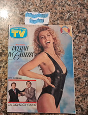 Tv sorrisi e canzoni 32 1989-Milly Carlucci-Pippo Baudo-Red Ronnie-Anna Oxa-