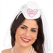 Cerchietto con cappello e