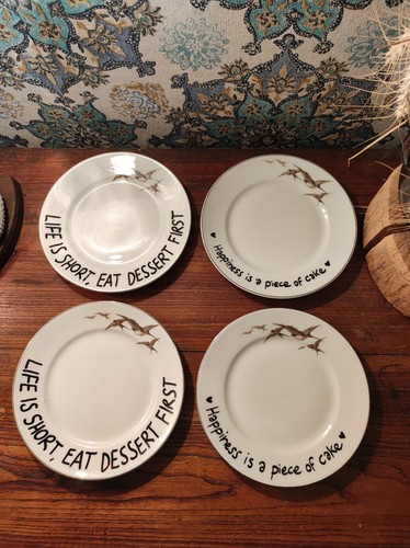 Piatti vintage decorati mano - piatti,