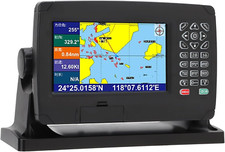 Navigatore GPS Marino, 50000 Waypoint a Doppia Mappa GPS Plotter Cartografico Co