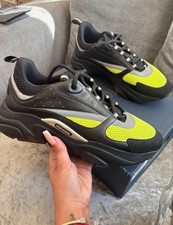 Sneakers Dior B22 nero fluo