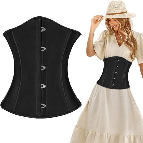 Corsetto donna nero elegante - corsetto,