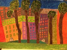 QUADRO DIPINTO A MANO CON