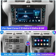 Autoradio 6+128G Android 15 CarPlay NAVI 4G WiFi per Opel Astra G H Zafira Corsa