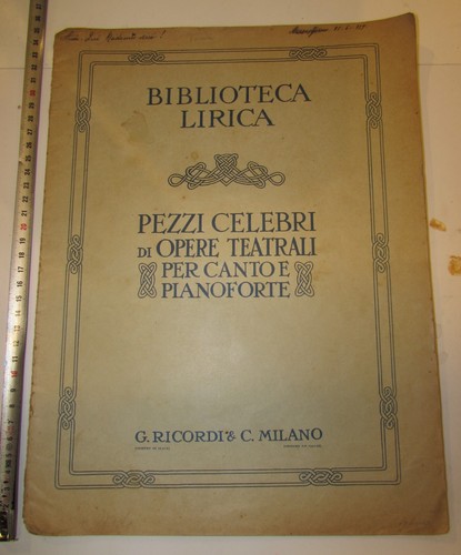 Biblioteca lirica pezzi