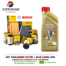 KIT TAGLIANDO ALFA ROMEO GIULIETTA JTD FILTRI BOSCH + OLIO CASTROL