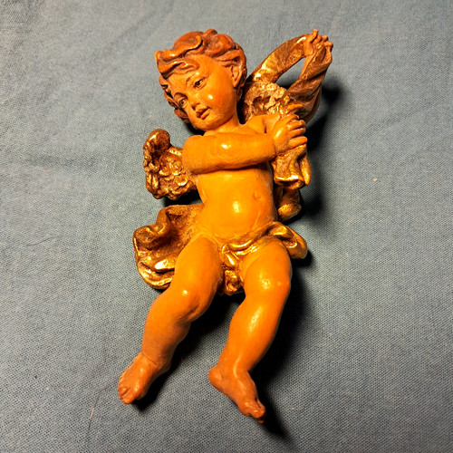 Angioletto legno intagliato - angioletto,