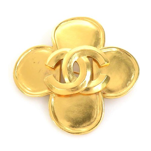 Spilla logo vintage chanel - spilla,