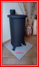 STUFA  A LEGNA A FIAMMA INVERSA  MONVISO MM 400