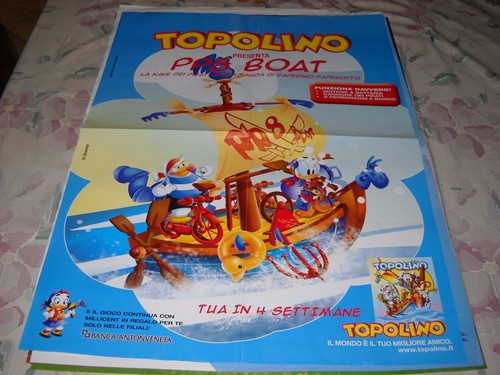 Locandina topolino pp8 boat - locandina,