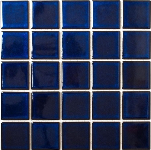 Blu specchio piastrelle - blu,