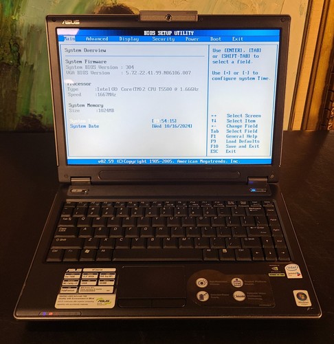 Asus w7j series schermo - asus,
