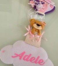 Fiocco nascita orsetto