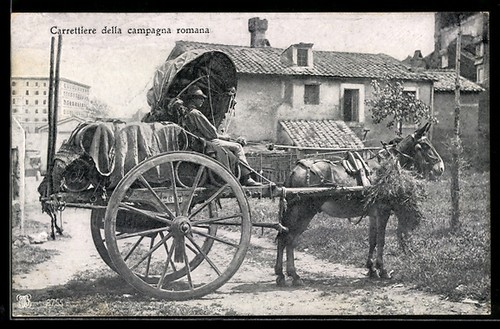 Cartolina carrettiere della - cartolina,
