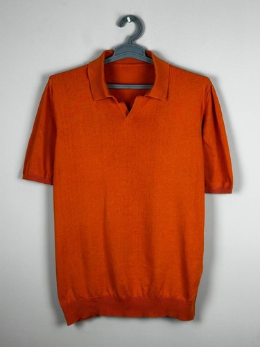 Polo estiva arancione con