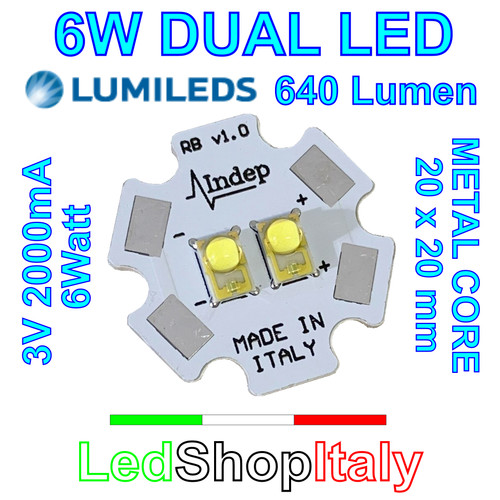 Diodo led dual chip - dual,