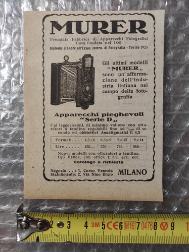 Antica pubblicità 1925