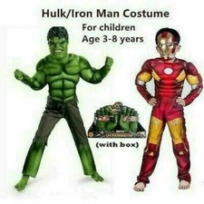 Costume Hulk Iron Man per