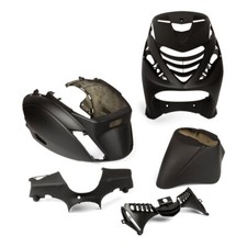 KIT CARENE STR8 5 PEZZI NERO PIAGGIO 50 ZIP SP 2T LC 2001-2014