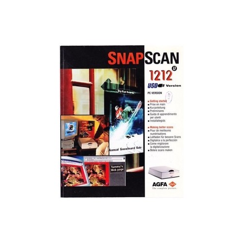 Manuel utilisation snapscan - d'utilisation,