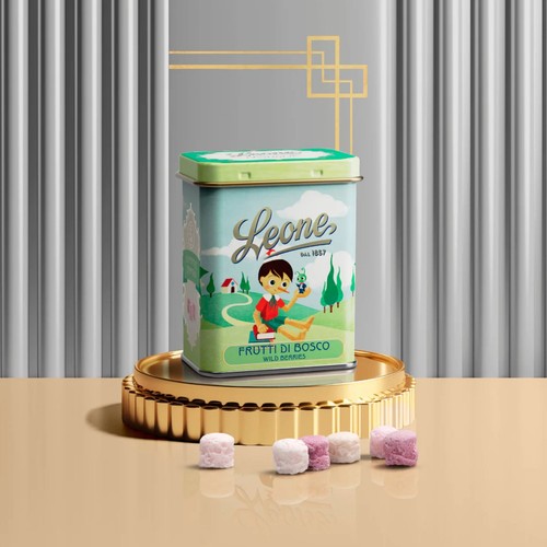 Pastiglie leone lattina - -,