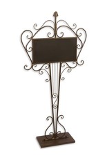 Lavagna in ferro su supporto -