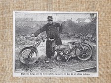 Motocicletta di soldato Belgio