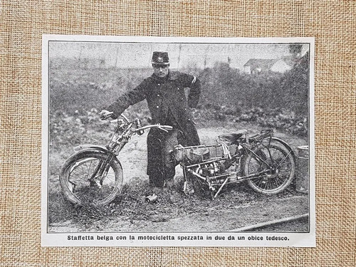 Motocicletta soldato belgio - motocicletta,