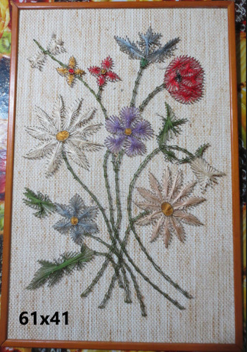 Quadro string art fiori - string,