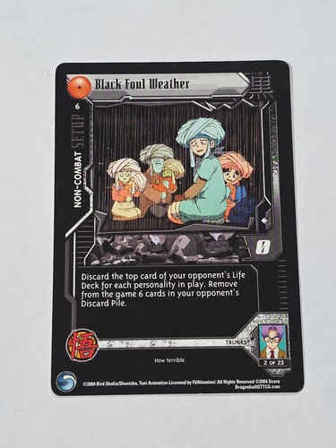 Dragon ball tcg black foul - ball,