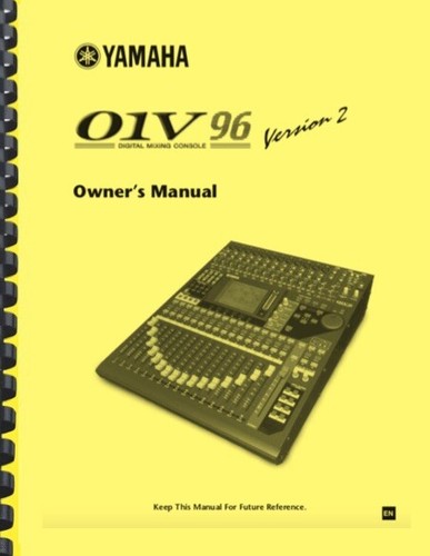 Yamaha 01v96 versione - 01v96, 2