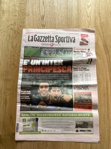 Gazzetta juve inter 2012 - gazzetta, 1-3