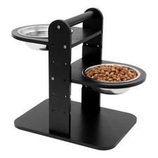 Belle Vous Ciotole Rialzate per Cani e Gatti - 2 x 1 L Acciaio Inox Supporto