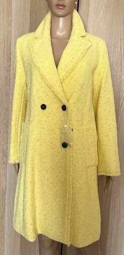 Cappotto tweed giallo - cappotto,