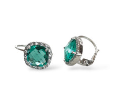 Women Aquamarine Green Crystal
