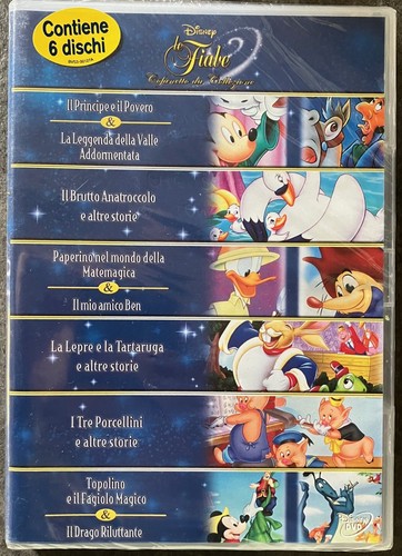 Fiabe disney cofanetto 6 - fiabe,