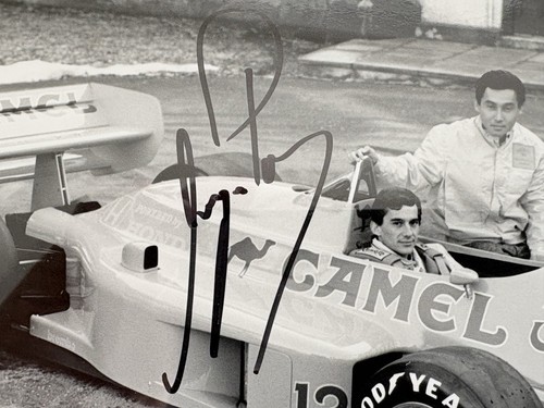 Ayrton senna autografo firmato - ayrton,