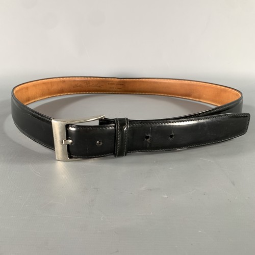 Cintura nera pelle tinta - cintura,