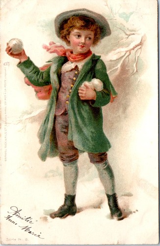 Fantaisie carte postale - -,