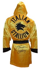 Sylvester Stallone Rocky Balboa Accappatoio Stallone Italiano Autografato ASI Proof