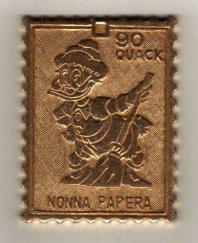 Francobollo metallico nonna - francobollo,