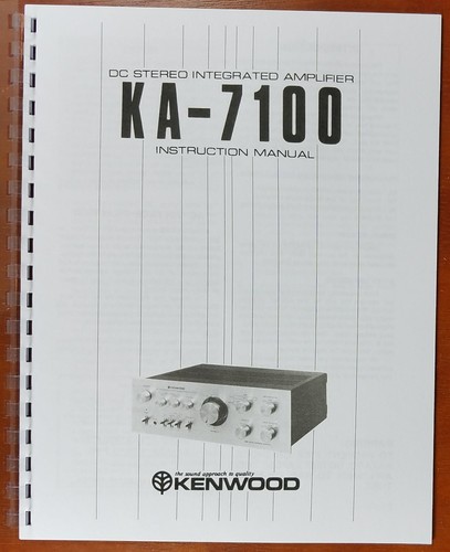 Kenwood 7100 amplificatore - kenwood, ka-7100