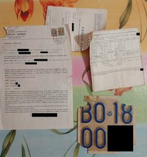 Targa originale libretto - bo,