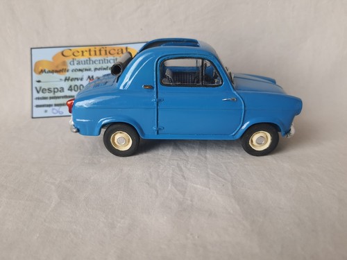 Vespa 400 luxe 1957 - luxe, bleue